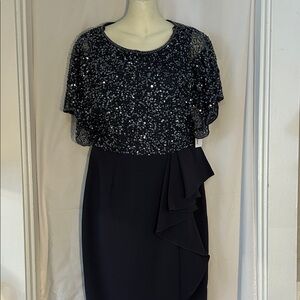 Mrs Amies Boutique  Evening Dress PTP 17” W. 28 L. 38 Brand New Price Tag $230
